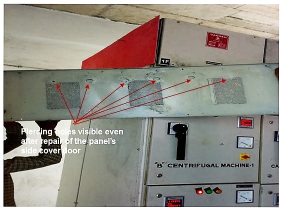 Electrical blasting holes from VFD harmonics